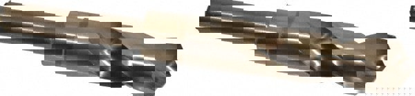 Reduced Shank Drill Bit: 27/32'' Dia, 1/2'' Shank Dia, 118 0, Cobalt